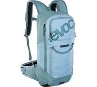 EVOC FR LITE RACE 10 zaino protettivo per gare di enduro (LITESHIELD BACK PROTECTOR, LITESHIELD SYSTEM AIR, scomparto per alimenti, taglia: S), Copen Blue/Slate