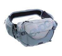 EVOC HIP PACK PRO 3, marsupio (cintura AERO FLEX, AIR FLOW CONTACT SYSTEM, materiale in rete, scomparto per attrezzi, marsupio, perfetto per gli amanti dei sentieri, taglia unica), Stone - Steel