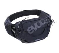 EVOC HIP PACK PRO 3, marsupio (cintura anca AERO FLEX, AIR FLOW CONTACT SYSTEM, materiale a rete, scomparto per attrezzi, marsupio, perfetto per gli appassionati di trail, taglia unica), nero