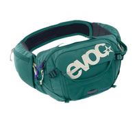 EVOC HIP PACK PRO 3 Marsupio marsupio per tour in bicicletta e trail (capacità 3 litri, Airflow Contact System, tasche sulla cintura, 2 portaborracce)