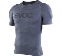 EVOC Maglia Enduro, Maglia Protettiva (Protezioni per Le Spalle LITESHIELD Flex, Accessorio per Bici Lavabile in Lavatrice, Taglia: XL), Grigio Carbonio