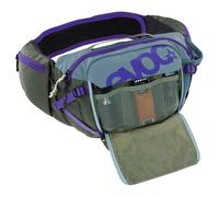 Evoc Marsupio Hip Puch Pro 3 + Bladder 3l Steel / Violet / Dark Olive