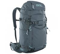 Zaino da turismo EVOC PATROL 40 (sistema di trasporto confortevole, distribuzione del carico tramite NEUTRALITE SYSTEM, scomparto per valanghe, riempimento dall'alto e laterale), grigio carbonio