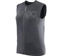EVOC Protector Vest Women, Gilet Protettivo (Protezione Schiena LITESHIELD Flex, Materiale Elasticizzato S.Leisure, Cintura AIRO Flex, Lavabile in Lavatrice, Taglia: M), Grigio Carbonio