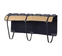 EVOC TAILGATE PAD Trasporto mountain bike per pickup, (borsa per il trasporto di max. 6 biciclette, compatibile con e-bike, imbottitura per forcella, taglia: XL), sabbia