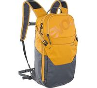 EVOC sac À Dos Ride 8 + Poche Orange/Gris, Zaino da Mountain Bike Senza Protezione Unisex-Adulto, Giallo Argilla/Grigio Carbone, incl. Lampo di IDRATAZIONE 2l