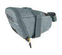 EVOC SEAT BAG TOUR, borsa da sella piccola (borsa da sella di alta qualità, accessorio leggero per bicicletta, misura: L, dimensioni: 11,5 x 17 x 11 cm, volume: 1 l), Acciaio