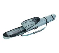 evoc SKI BAG Borsa da sci, borsa da viaggio per gli sci (può essere aperta largamente, cinghie di compressione per regolare il volume di imballaggio, sci fino a 195 cm), grigio acciaio