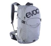 EVOC STAGE 18, Zaino (spallacci regolabili con BRACE LINK, AIR FLOW CONTACT SYSTEM, incl. scomparto per vescica d'idratazione, scomparto per attrezzi e cinghie di compressione, Taglia unica), Pietra