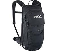 EVOC STAGE 6 zaino tecnico per bici da enduro e altre attività all'aperto (gestione ben studiata delle tasche, massima ventilazione posteriore, vescica di idratazione da 2 l inclusa), Nero