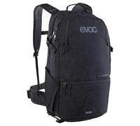 EVOC STAGE CAPTURE 22, zaino fotografico e sportivo (sistema di trasporto ergonomico, ventilazione efficiente, scomparto per fotocamera e sacca idrica, dimensioni: 16 x 33 x 52 cm, volume: 22 l), nero