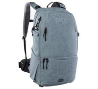 EVOC STAGE CAPTURE 22, zaino fotografico e sportivo (sistema di trasporto ergonomico, ventilazione efficiente, dimensioni: 16 x 33 x 52 cm, volume: 22 l), acciaio