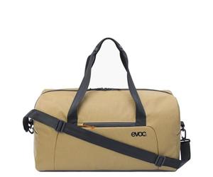 EVOC WEEKENDER 40, borsa da viaggio (tarpualin idrorepellente e resistente allo sporco, incluse tasche esterne e interne, volume: 40 l, peso: 720 g, dimensioni: 55 x 26 x 28 cm), Curry - Nero