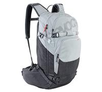 EVOC Zaino all-mountain LINE 30 (NEURALITE SYSTEM, porta sci, scomparto separato per le valanghe con piano di emergenza, scomparto principale di facile accesso), argento screziato/grigio carbonio
