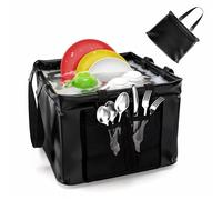 EVOCAMP secchio pieghevole 20L, catino pieghevole impermeabile per campeggio - secchio da pesca, refrigeratore per bevande all'aperto, bacinella per campeggio