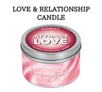 EVODUCK Candela per Manifestare l'Amore e le Relazioni Utilizzando la Legge dell' | Candela da 3Oz in Cera di Soia con e Gelsomino e Rosa | per Concentrazione, Meditazione, Yoga e | Regalo per San