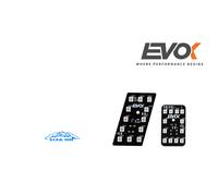 EVOK Coppia Frecce Anteriori Posteriori Led Vespa PK 50 XL PLURIMATIC 1985/1990