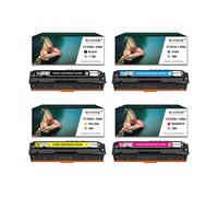 EVOKE 4x Toner per stampante HP 205A CF-530X - CF-533X | Set CMYK CF530X Compatibile con: Color LaserJet M Kit di colori