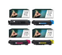 EVOKE 4x Toner per stampante Kyocera TK-5280 | Set CMYK TK5280 Compatibile con: M6235cidn M6635cidn P6235c Kit di colori