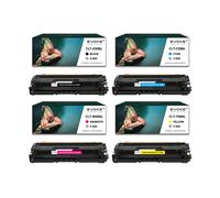 EVOKE 4x Toner per stampante SAMSUNG CLT-506L | Set CMYK CLT-K506L Compatibile con: CLP-680 CLP-680DW CLP- Kit di colori