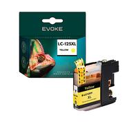 EVOKE Inchiostro per stampante Brother 125XY Giallo (yellow) | 15 ml | 1200 pagine Compatibile con: MFC-J6 giallo