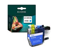 EVOKE Inchiostro per stampante Brother 3213C Ciano (cyan) | 7 ml | 280 pagine Compatibile con: DCP-J572DW blu (ciano)