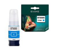 EVOKE Inchiostro per stampante Brother BT5000 Ciano | 50 ml | 5000 pagine | BT5000c blu (ciano)