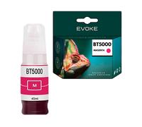 EVOKE Inchiostro per stampante Brother BT5000 Magenta | 50 ml | 5000 pagine | BT5000M rosso (magenta)
