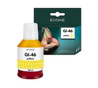 EVOKE Inchiostro per stampante Canon Pixma GI46 Giallo | 140 ml | 14 000 pagine | GI-46 giallo