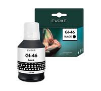 EVOKE Inchiostro per stampante Canon Pixma GI46 Nero | 170 ml | 6000 pagine | GI-46 nero