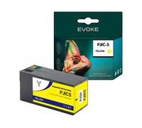 EVOKE Inchiostro per stampante Epson PJIC5 Giallo (yellow) | 31 ml | 1000 pagine Compatibile con: Discprod giallo