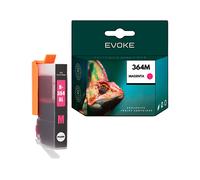 EVOKE Inchiostro per stampante HP 364XM Magenta | 15 ml | 1870 pagine | CB324EE Compatibile con: Photosmar rosso (magenta)