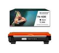 EVOKE Toner per stampante Brother TN1030 XL Nero | 2000 pagine | TN-1030 Compatibile con: DCP1610WE HL1118 nero