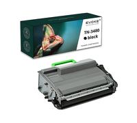 EVOKE Toner per stampante Brother TN3480 Nero | 8000 pagine | TN-3480 Compatibile con: HL-5100DN DCP-L5500 nero