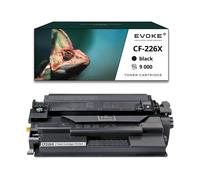 EVOKE Toner per stampante HP CF-226X Nero | 9000 pagine | CF226X 26X Compatibile con: Laserjet pro M402dne nero