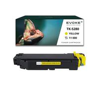 EVOKE Toner per stampante Kyocera TK-5280 Giallo | 11000 pagine | TK5280 Compatibile con: M6235cidn M6635c giallo