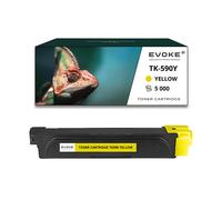 EVOKE Toner per stampante Kyocera TK-590 Giallo | 5000 pagine | TK590 Compatibile con: M6026cdn M6526cdn P giallo
