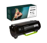 EVOKE Toner per stampante Lexmark 50F2000 Nero | 1500 pagine | 50F 310A Compatibile con: MS 310 410 510 61 nero