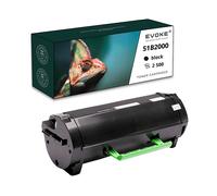 EVOKE Toner per stampante Lexmark 51B2000 Nero | 2500 pagine | MS-317 Compatibile con: MS317 MX317 MS417 M nero