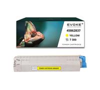 EVOKE Toner per stampante OKI MC853 Giallo | 7300 pagine | 45862837 Compatibile con: MC853 MC853dn MC873 M giallo