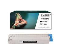 EVOKE Toner per stampante OKI MC853 Nero | 7000 pagine | 45862840 Compatibile con: MC853 MC853dn MC873 MC8 nero
