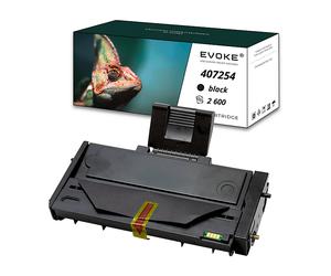 EVOKE Toner per stampante Ricoh 407254 Nero | 2600 pagine | SP-200 Compatibile con: SP200 SP201 SP203 SP20 nero