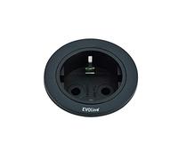 EVOLINE 159280000900 - Ciabatta da incasso, 1 pezzo, colore: Nero