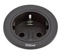 EVOline 159280000900 Multipresa ad incasso 1 parte Nero 1 pz.