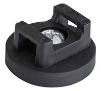 EVOline 159909127200 Magnete Adesivo Nero con Fascetta stringicavo
