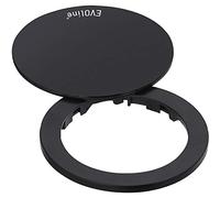 EVOline 159909280300 One-Anello di Copertura con Coperchio Girevole, Colore: Nero