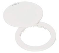 EVOline 159909280400 One-Anello di Copertura con Coperchio Girevole, Colore: Bianco