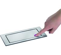 EVOline Backflip con 2 Prese Girevoli Cucina Scrivania USB Tipo A Acciaio Inox