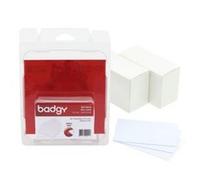 Evolis CBGC0020W 100 blank white PVC cards - 0.50 mm (20 mil) for Badgy 100/200