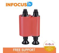 Evolis R2013 Monocromatico - Rosso Nastro 1000 Stampe per Sassi & Dualys